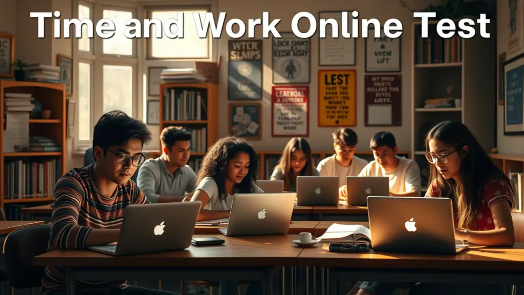 Time and Work Aptitude Questions Online Test